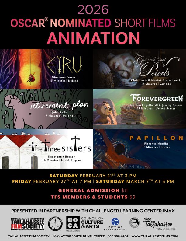 2026 Oscar Shorts: Animation (@ CLC)